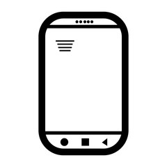 vector, on a white background, mobile phone icon