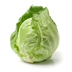 cabbage on white background