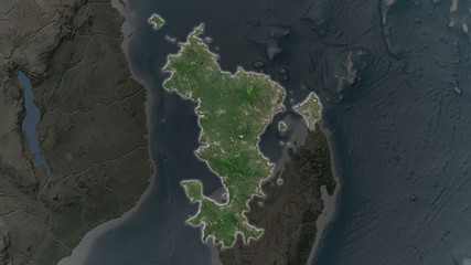Mayotte. Satellite