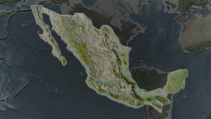 Mexico. Satellite