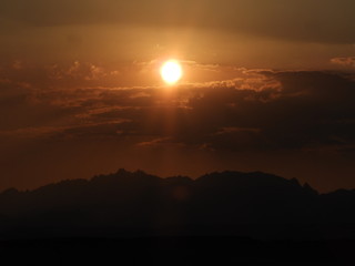 Obraz premium sunset in the sky