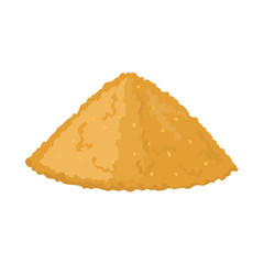 Vector design of heap and sugar logo. Web element of heap and cane vector icon for stock.