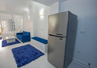 Interior design of luxury apartment living room