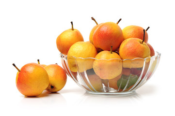 nanguo pear on white background