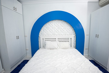 Interior design of luxury apartment bedroom