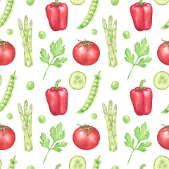 Pepper and Tomato Pattern