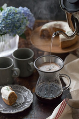 淹れたてのコーヒー