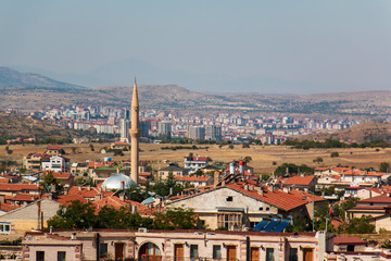 Fototapeta na wymiar panorama of the city of goreme nevsehir
