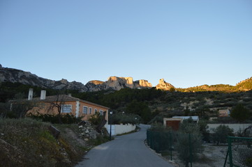 Fototapeta premium Naturaleza montañas de Alicante