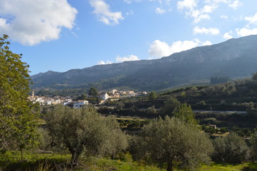 Obraz premium Naturaleza montañas de Alicante