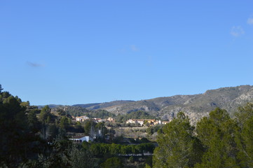 Fototapeta premium Valle del Guadalest naturaleza Alicante