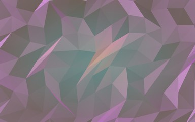Abstract triangle geometrical violet background. Geometric origami style with gradient. 3D illustration