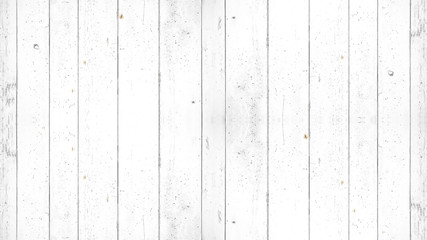 Old white painted exfoliate rustic bright light wooden texture - wood background shabby 