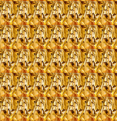 Seamless gold foil. Abstract gold pattern. Gold texture. Vector illustration.