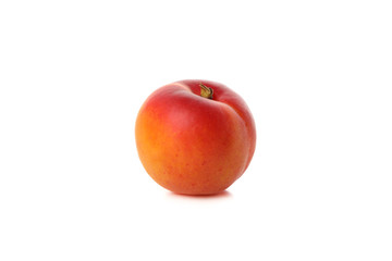 Fresh tasty apricot isolated on white background