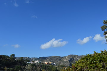 Paisajes monta&ntilde;as de Alicante Espa&ntilde;a