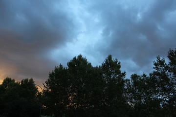 Obraz premium Nubes de evolución.