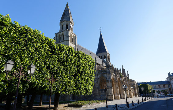 The Catholic Collegiate church Notre-Dame of Poissy. France.