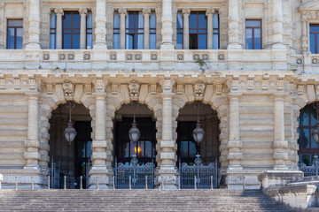 ROME, ITALY - 2014 AUGUST 18. View of Palazzo di Giustizia. Palace of Justice in Rome.