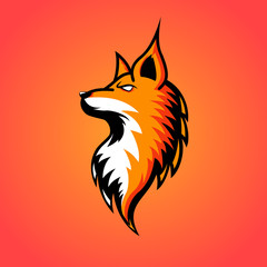 Obraz premium Fire Fox Esport Gaming Mascot Logo