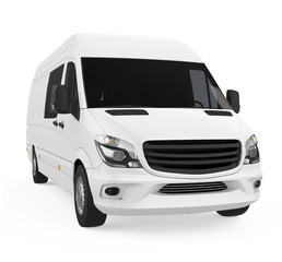 Delivery Van Isolated