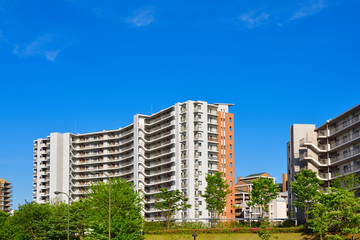 Japan's residential area, suburbs of Tokyo      日本の住宅地