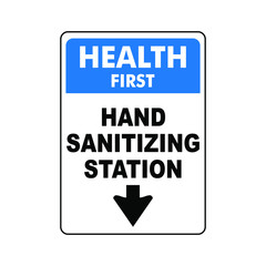Clean hand, wash hand to prevent coronavirus covid19 vector ready to print sign notice