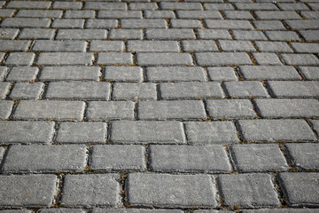 textured street background with cobblestones