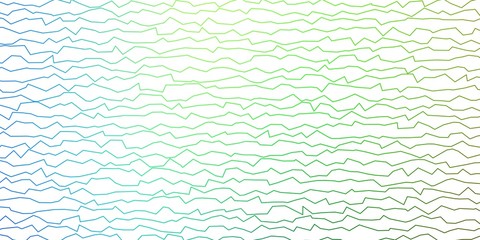 Dark Multicolor vector pattern with lines. Colorful illustration with curved lines. Best design for your posters, banners.