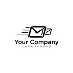 e mail logo design  simple 