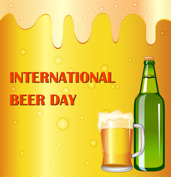 International beer day greeting