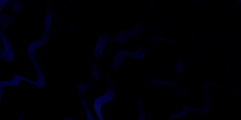 Dark BLUE vector background with wry lines.