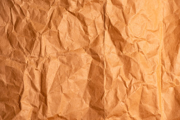 Brown wrinkle recycle paper vintage style background.