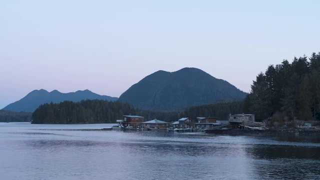 HOUSE BOATS IN TOFINO BC CANADA (TIME-LAPSE)