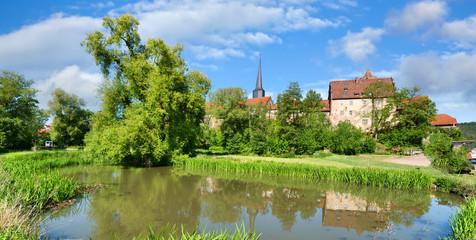Fototapeta na wymiar Burgenstadt Schlitz in Hessen