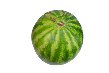 watermelon isolated on white background with clipping path