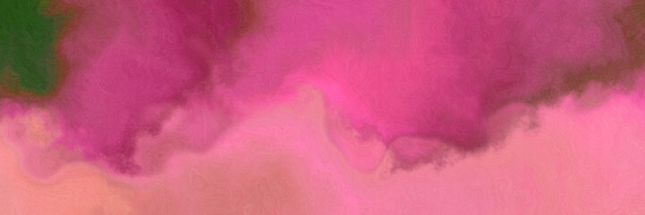 abstract watercolor background with watercolor paint with mulberry , light coral and dark olive green colors. can be used as web banner or background