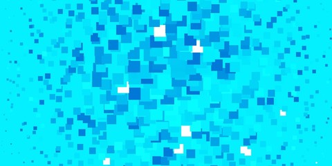 Light BLUE vector texture in rectangular style. Modern design with rectangles in abstract style. Pattern for commercials, ads.