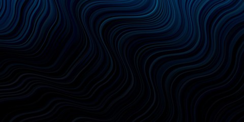 Light BLUE vector background with curves. Illustration in halftone style with gradient curves. Template for your UI design.