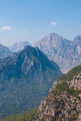 Mediterranean region Antalya mountain landscapes