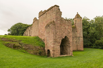 Fototapeta na wymiar Spofforth Castle near Harrogate in North Yorkshire, England