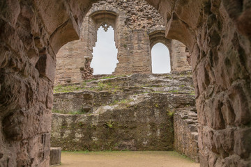 Obraz premium Spofforth Castle near Harrogate in North Yorkshire, England