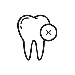 tooth icon vector logo template in trendy flat style