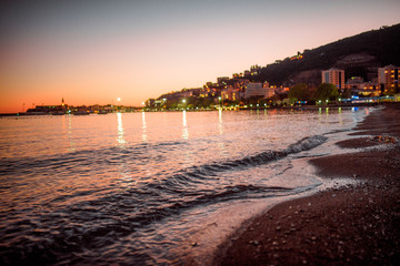 Budva Montenegro recreation trip travel spring summer nature sea boat beach