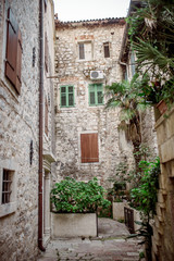 Kotor old town Montenegro recreation trip travel spring summer nature streets