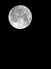 The beauty of the full moon 