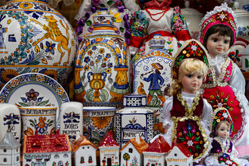 Budapest Tourist Souvenir Shop Windowshopping