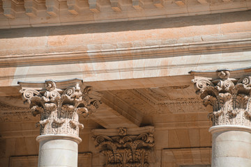 Opera Building Columns Detail Corinthian Bordeaux France