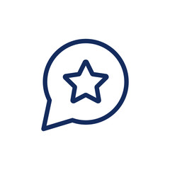 Review line vector minimalistic icon. Star choice vector symbol. Feedback icons set for web design. Modern flat like favorite icon for app design. Approved sign minimal flat linear 