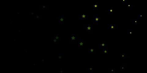 Dark Green, Red vector texture with beautiful stars. Blur decorative design in simple style with stars. Best design for your ad, poster, banner.